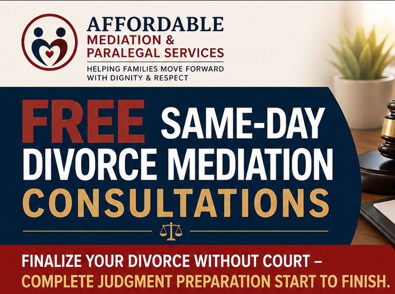 same day divorce mediation