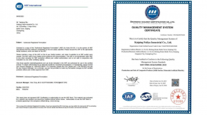 Koris Certificate