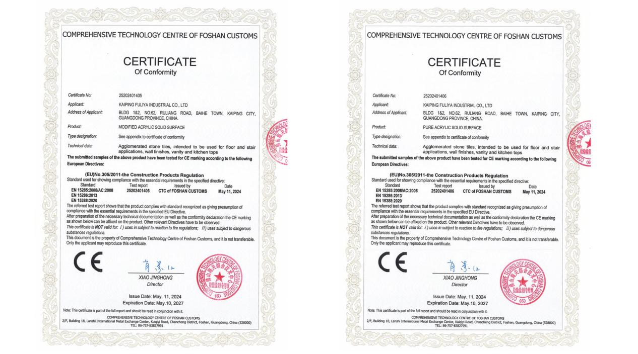 certificates