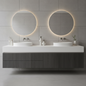 Solid Surface Bathroom Countertops