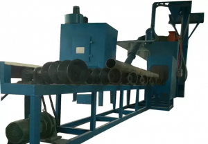 pipe cleaning shot blasting machine