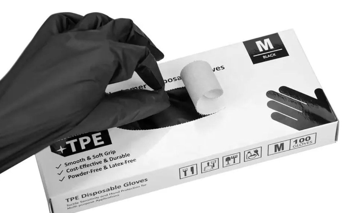 Certified and Durable Poly Gloves Company from China 1