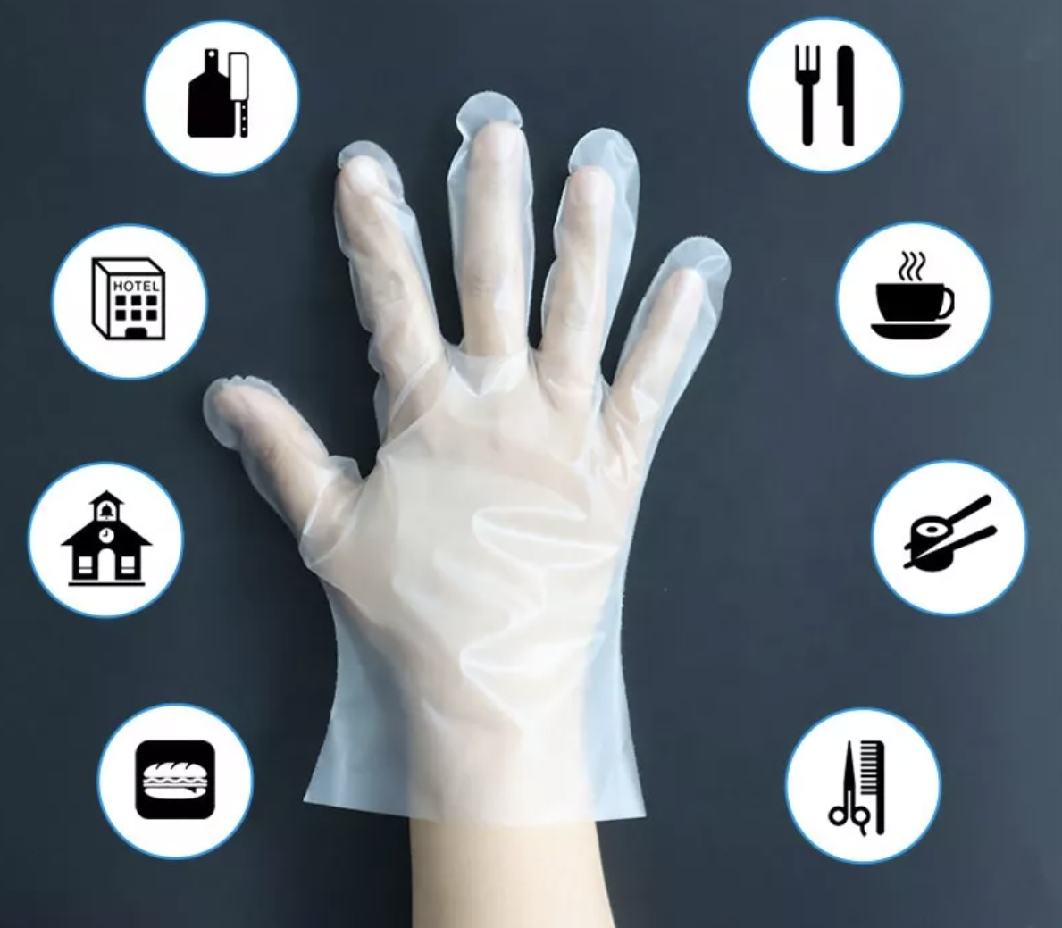 Certified and Durable Poly Gloves Company from China