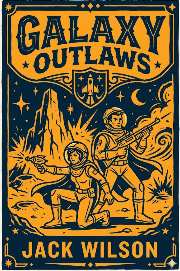 Galaxy Outlaws by Jack Wilson book cover