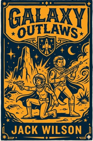 Galaxy Outlaws by Jack Wilson book cover