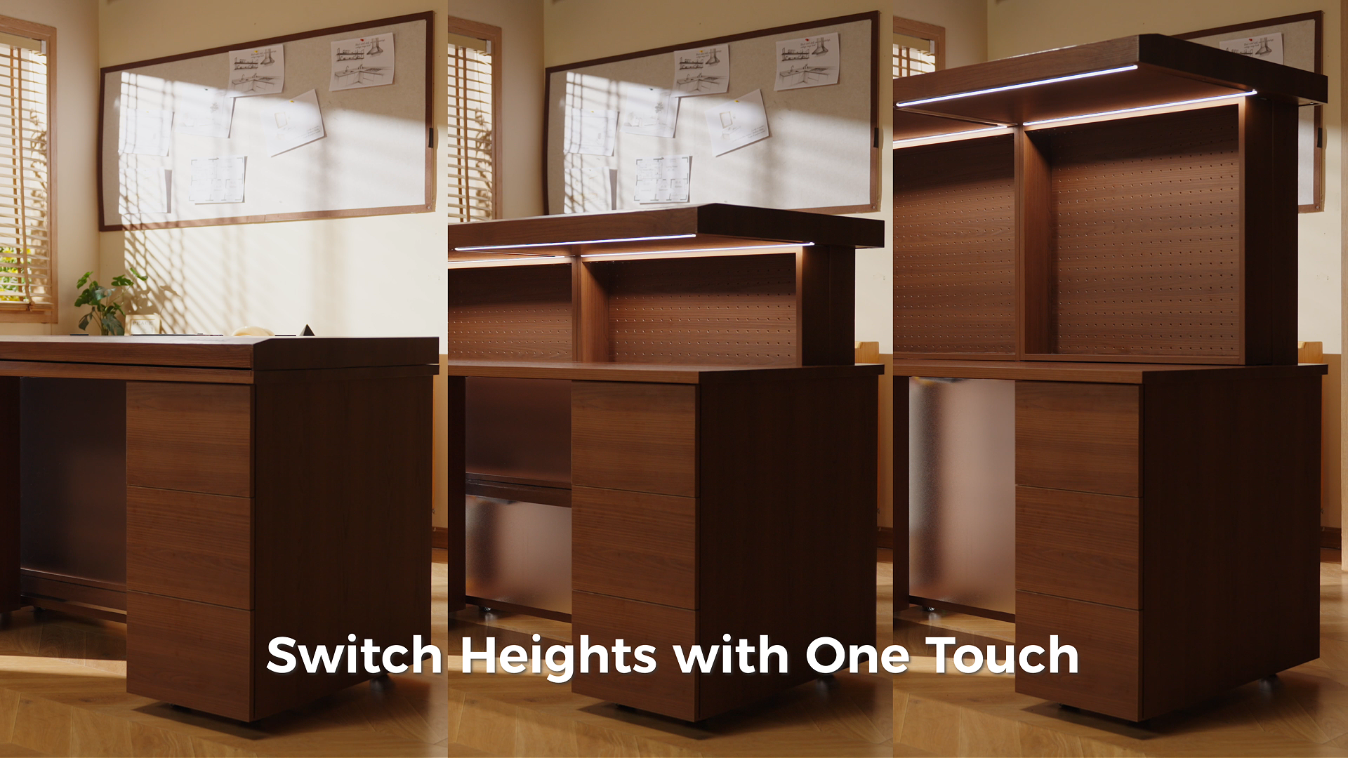 Three Memory Heights OneTouch Switch