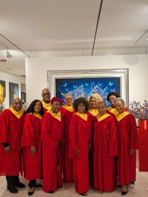 The LSG Choir at Eden Art Gallery