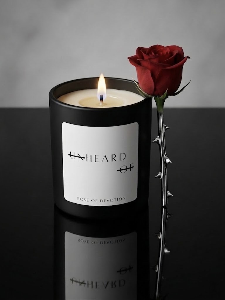 UNHEARD OF CANDLES ROSE OF DEVOTION