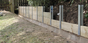 Galvanised Retaining Wall Post Exporter
