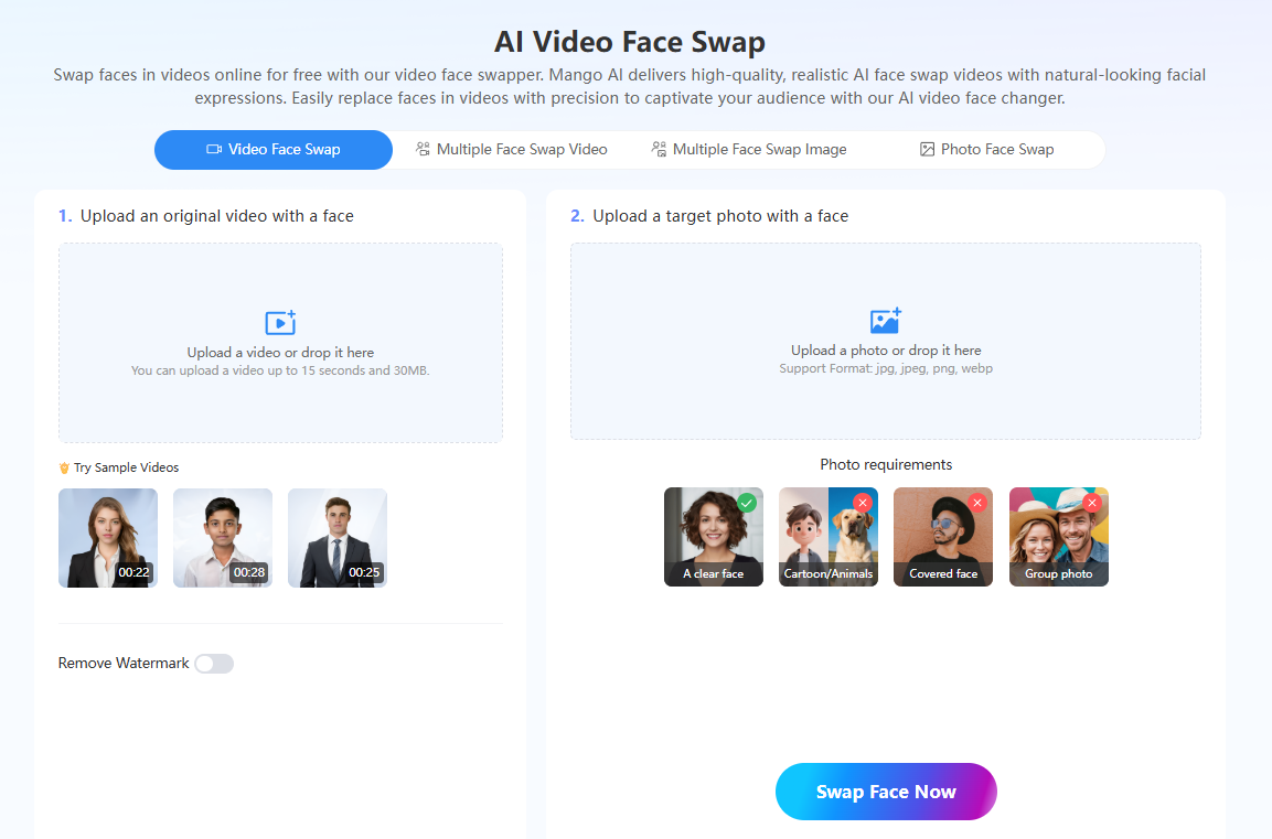 ai video face swap