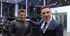 Dan Yeomans of Saxton 4x4 congratulates Archie Hamilton