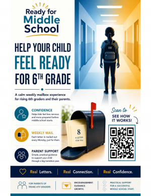PNG Ready for Middle School Flyer