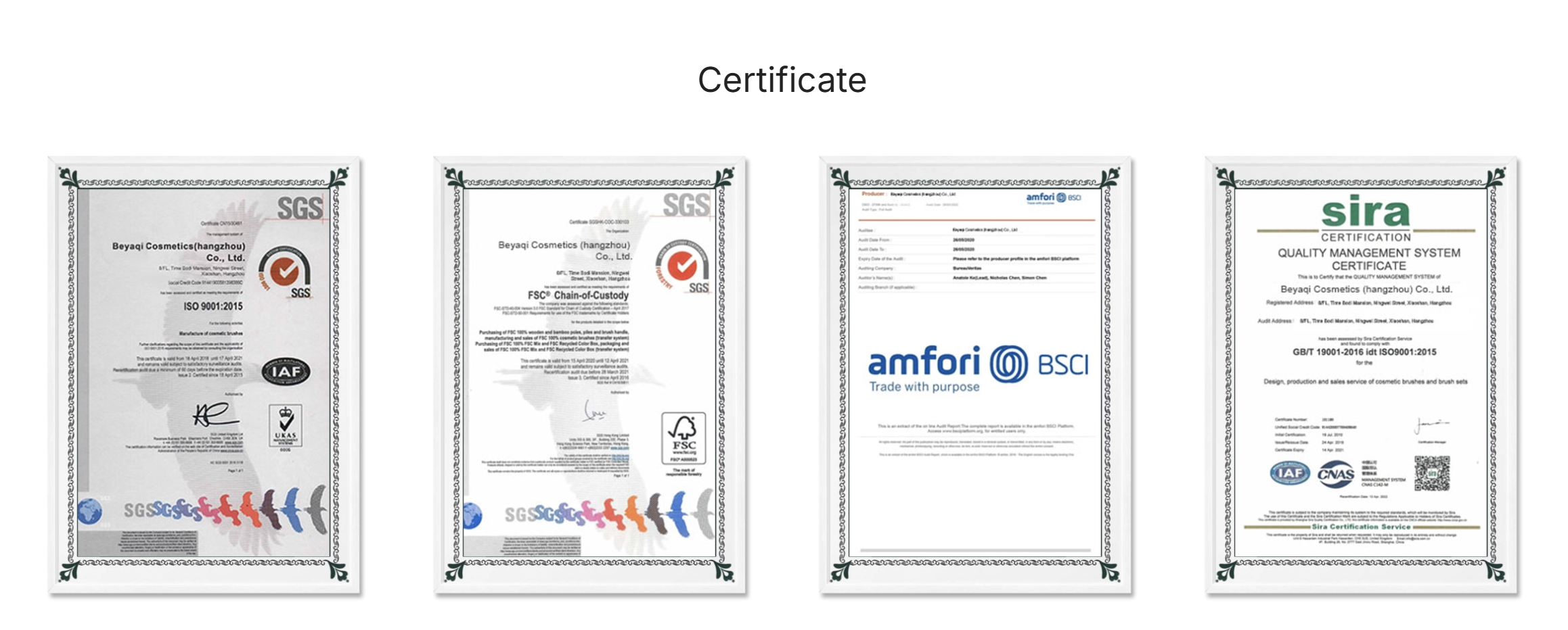 Certificate Certificate