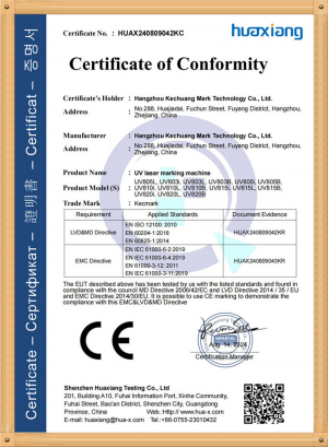 Kecmark CE certificate