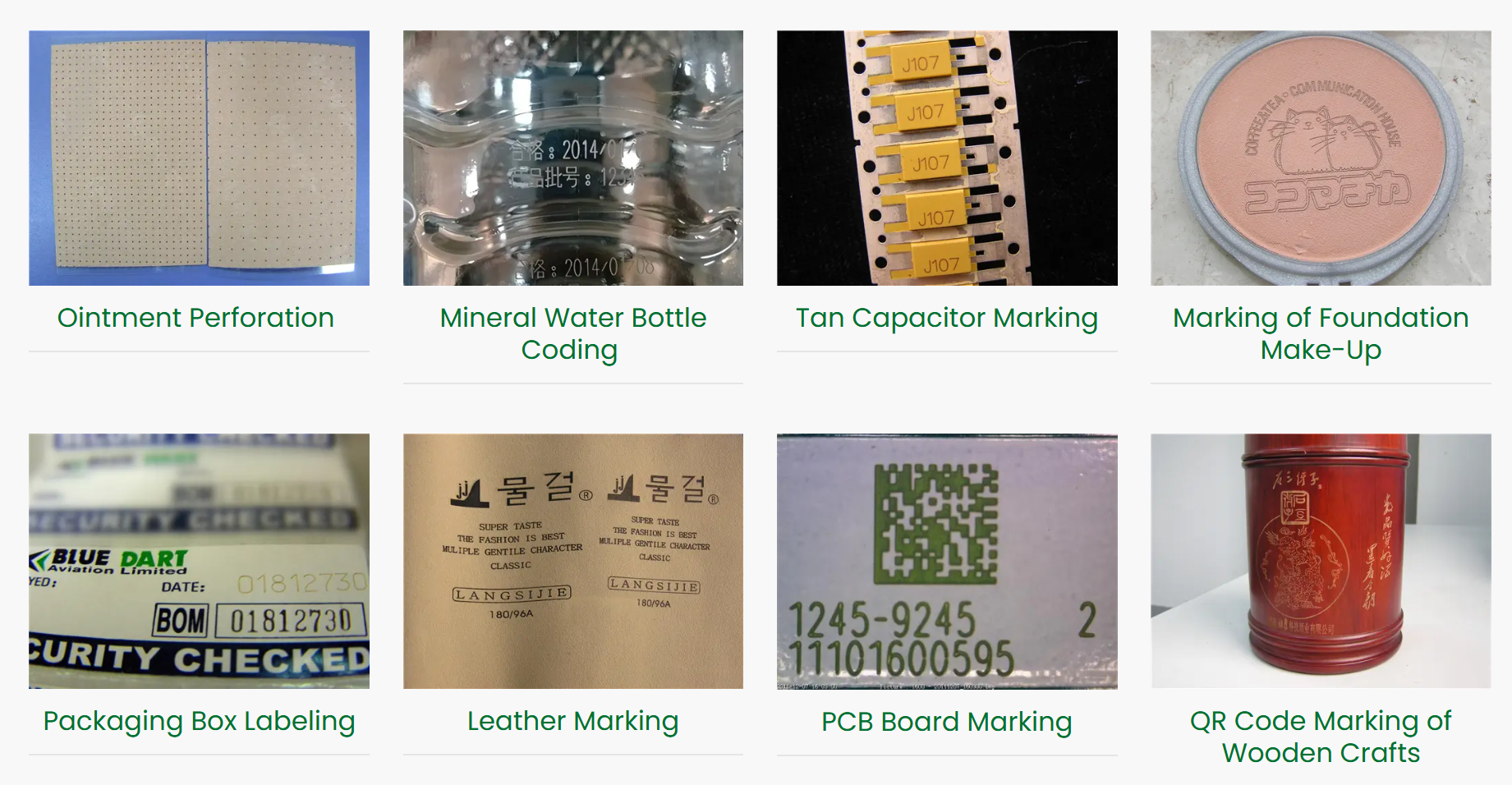 Applications of CO2 Laser Marking Machine Applications of CO2 Laser Marking Machine