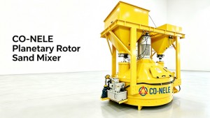 CO-NELE Planetary Sand Mixer | 2t Per Batch Refractory Sand Mixing Machine for Indian Foundry