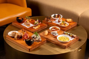 Canapes and light, refreshing bites inspired by the rustic regional flavors of Italy await.