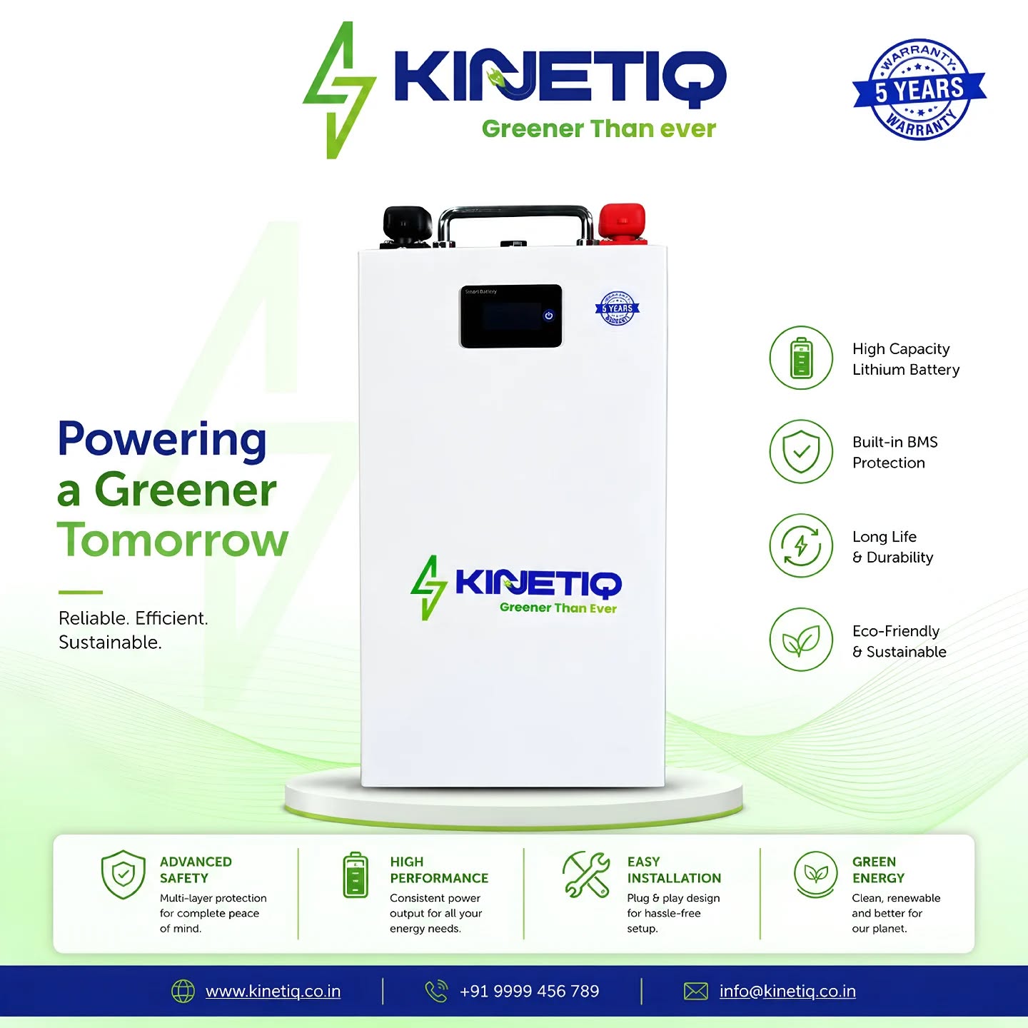 Kinetiq Batteries Introduces Advanced Lithium Battery Solutions for India’s Growing EV Market