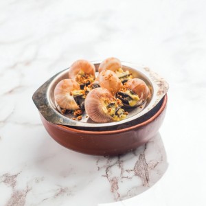 Escargots In Shell with Garlic Butter