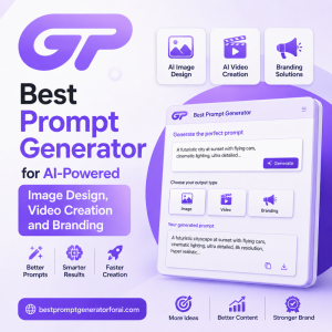 Best Prompt Generator for AI Powered Image Design Video Creation and Branding