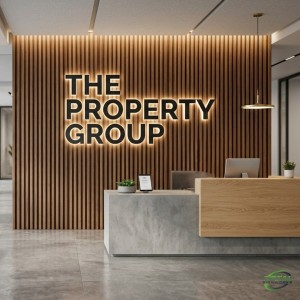 Custom lobby signs