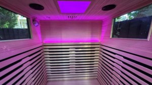 innerlight sauna outdoor sauna interiors
