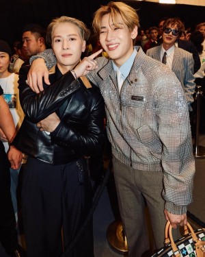 Jackson Wang Steals the Show at Paris LV Fashion Week with Leather Suit Drip