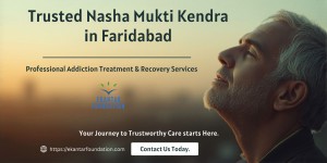 Serene Man at Dawn in Faridabad