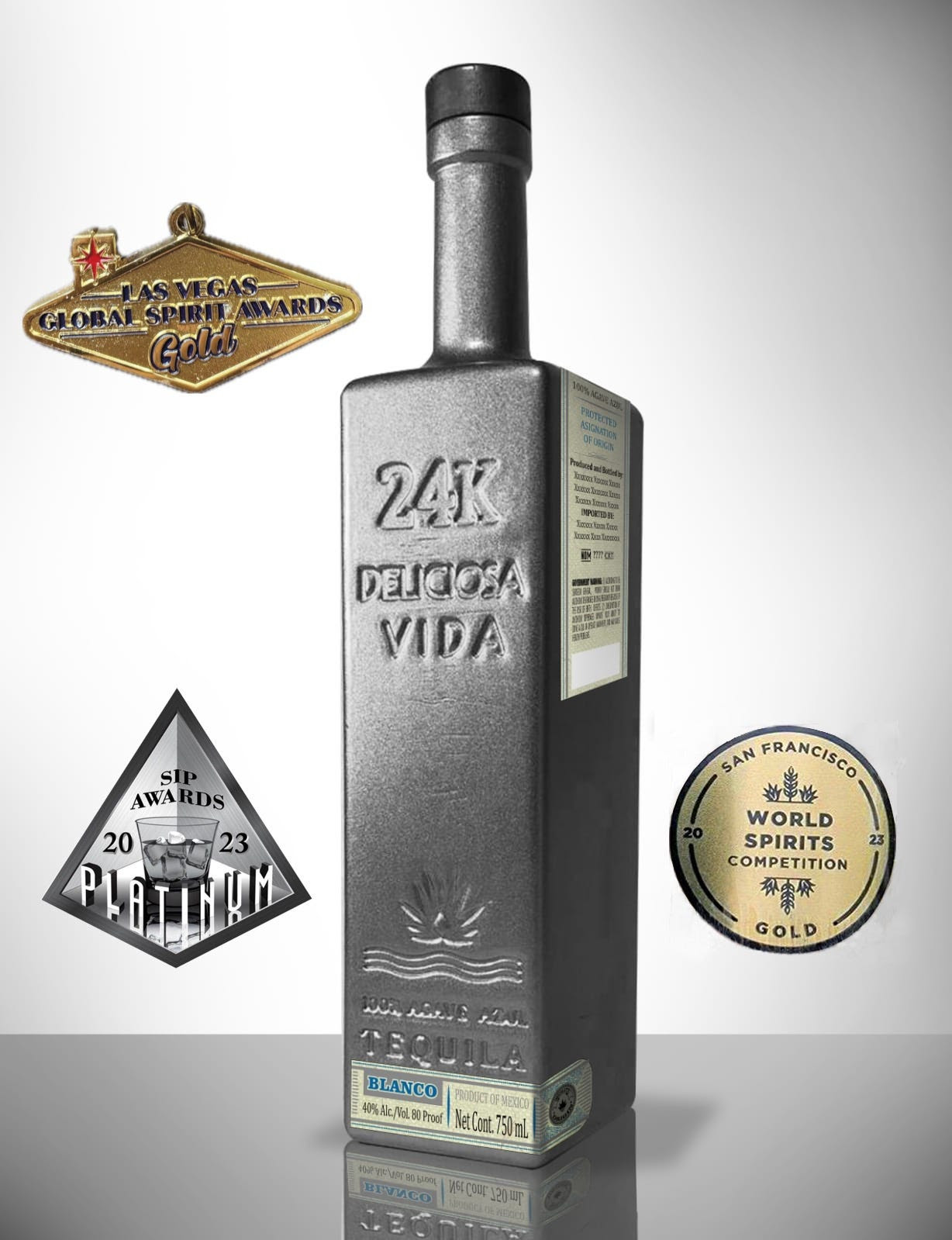 Tastes as good as it looks Pure luxury Photo Credit 24 K Tequila