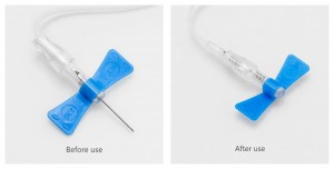 disposable push button blood collection set supplier 2