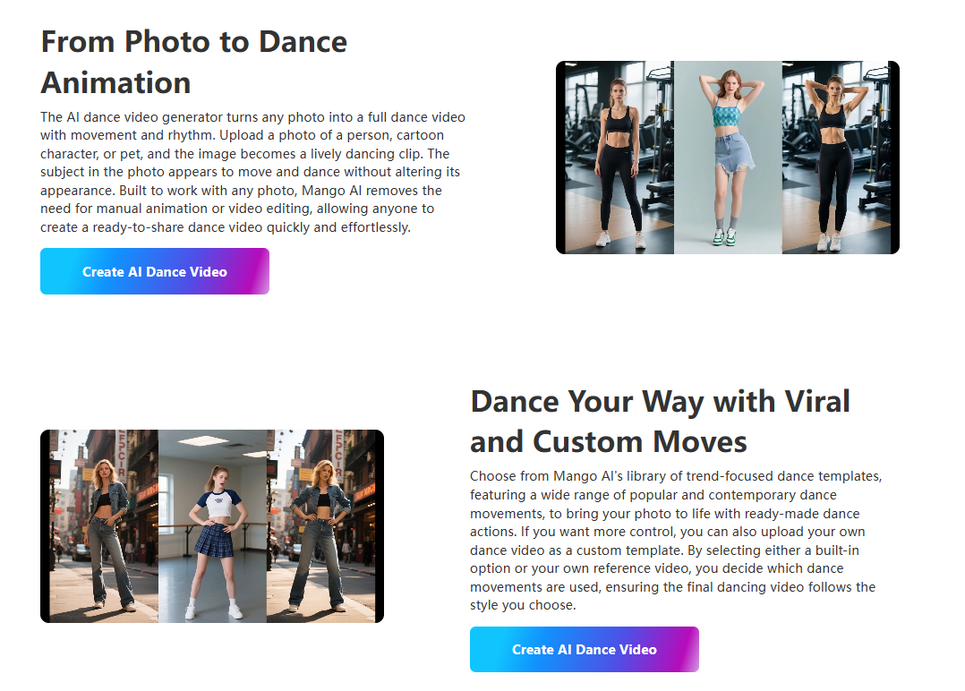 make photo dance