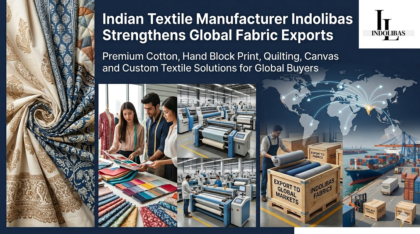 Indian Textile Manufacturer Indolibas Strengthens Global Fabric Exports