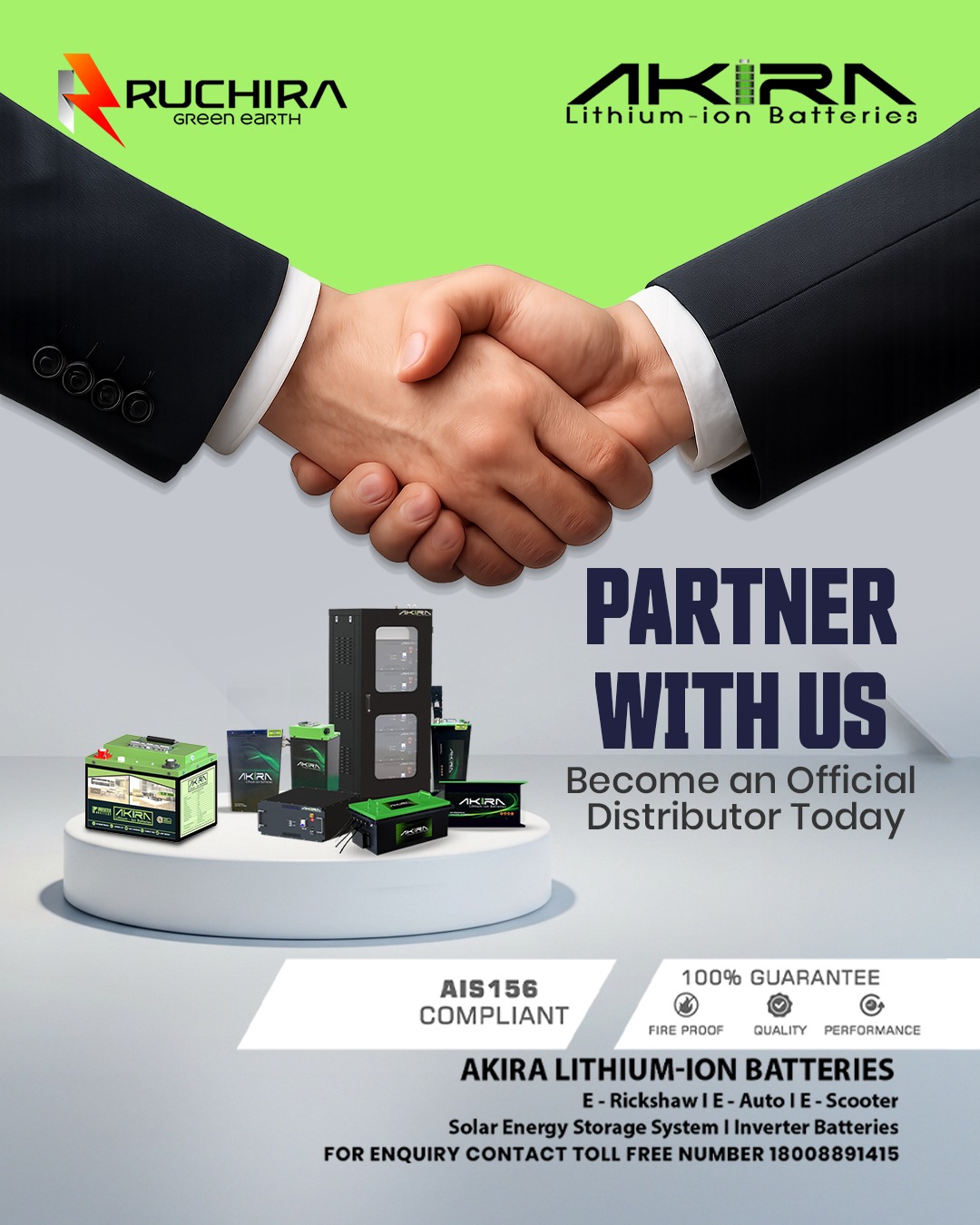 Akira Batteries Strengthens Presence Among Lithium Ion Battery Manufacturers in India