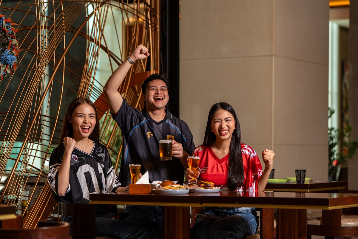 A vibrant social atmosphere at Waterside