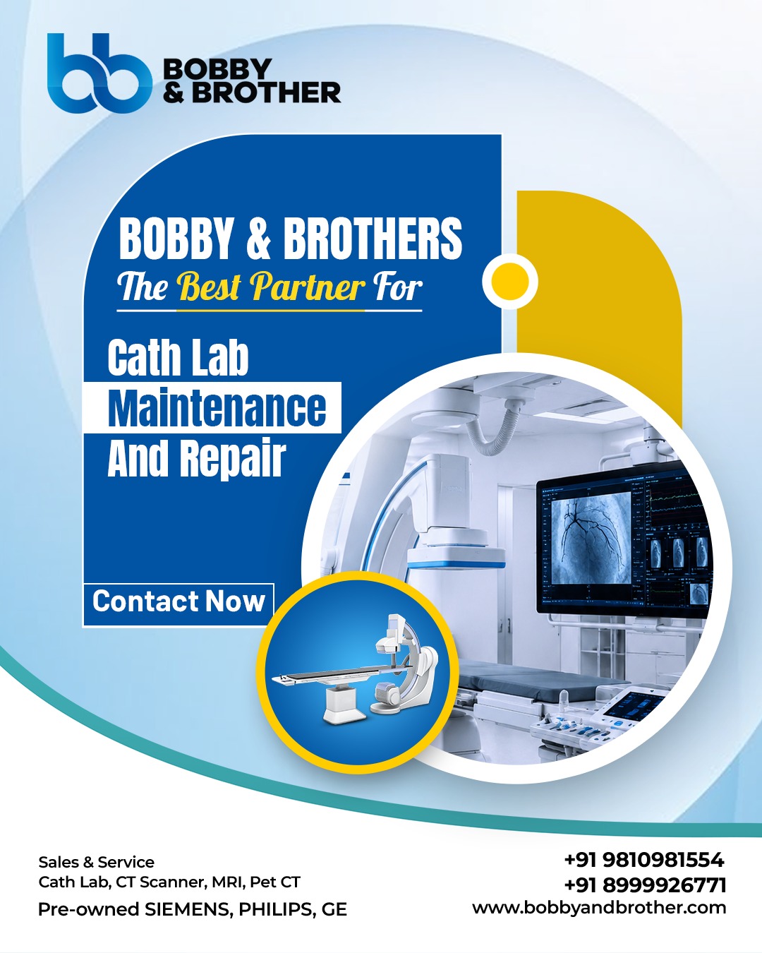 Bobby – Brothers Expands Cath Lab Repairing Solutions to Support Growing Cardiac Care Infrastructure in India