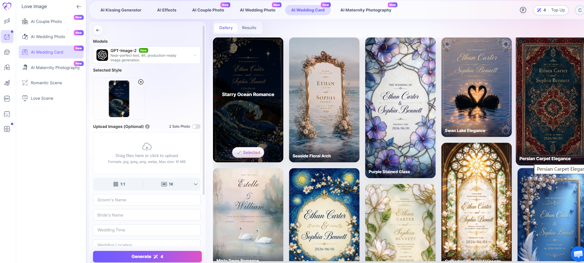 AI Wedding Card Generator
