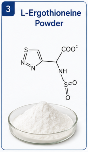 Raw Materials L Ergothioneine Powder Supplier
