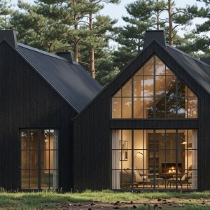 Low-Energy Wooden House Featuring Renewable Energy Systems
