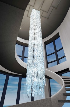 Crystal chandelier rain design 2