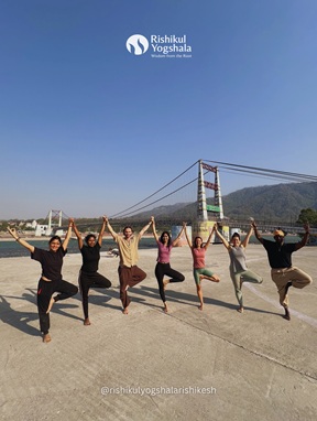 outdoor yoga session
