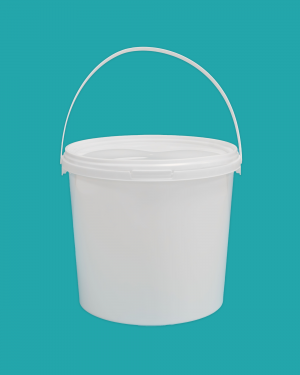 2 5 Litre Light Bucket with Tamper Evident Lid Plastic Handle