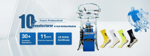 High Speed Double Cylinder Socks Knitting Machine