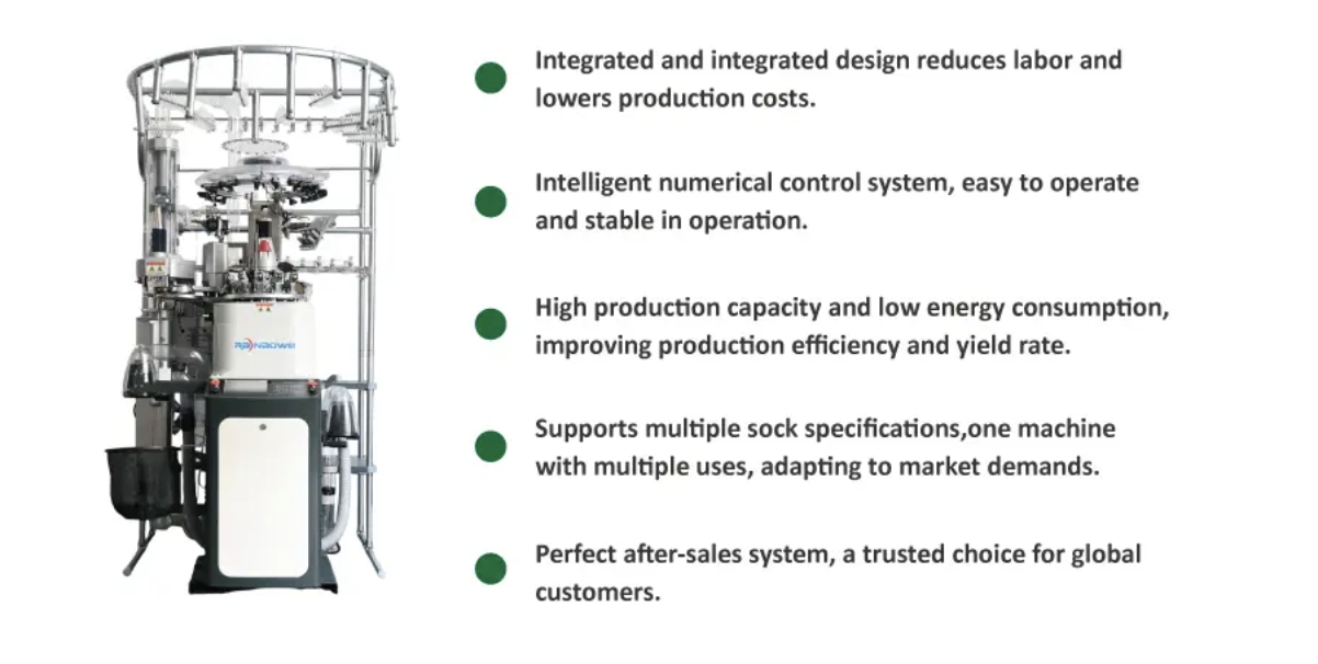 Premium Fully Automatic Socks Making Machine