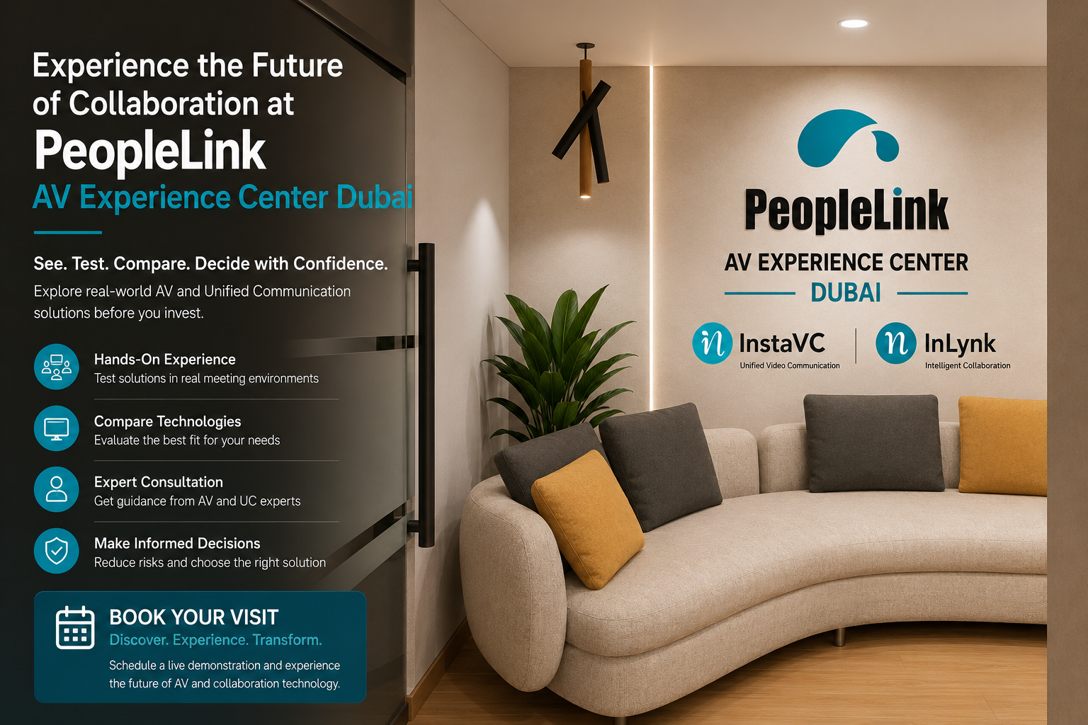 PeopleLink Launches AV Experience Center in Dubai for Next-Generation Collaboration Technology Experiences and Live Demo