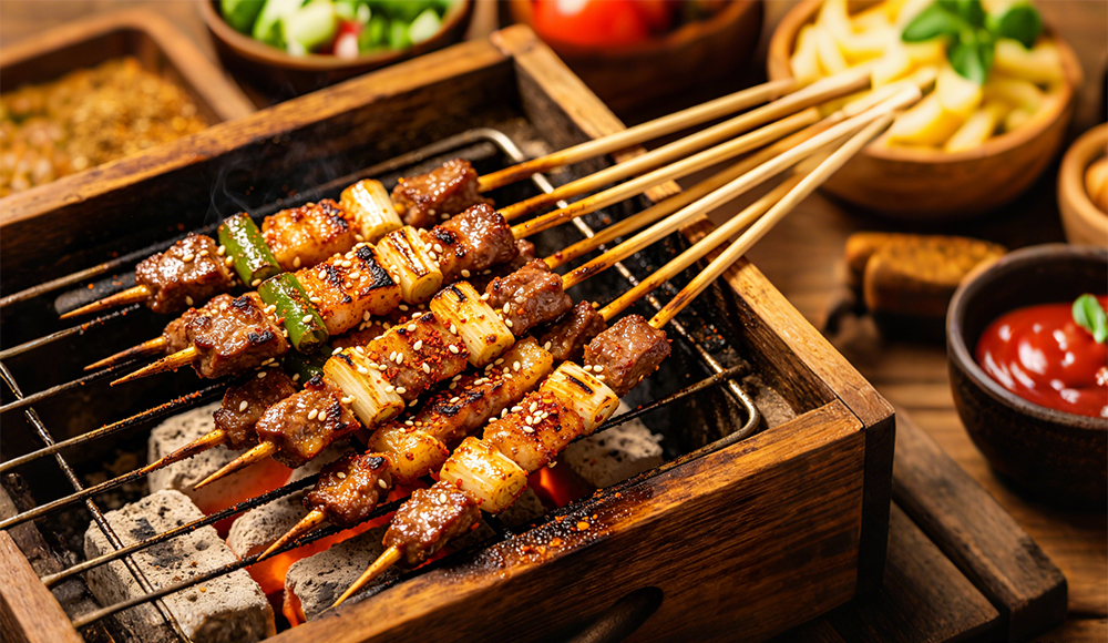 Premium Natural Bamboo Skewer Premium Natural Bamboo Skewer
