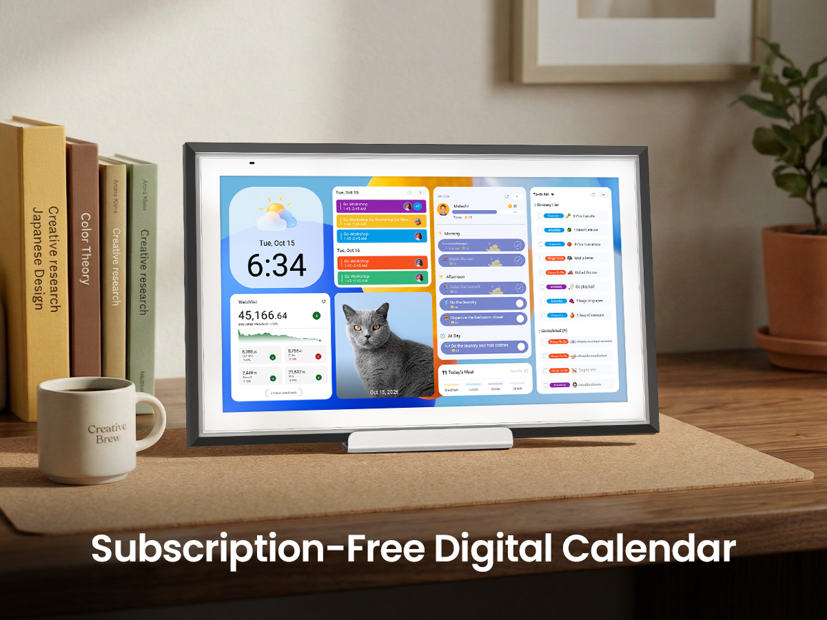 Apolosign subscriptionfree digital family calendar for home scheduling and family organization