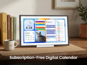 Apolosign subscription-free digital family calendar for home scheduling and family organization.