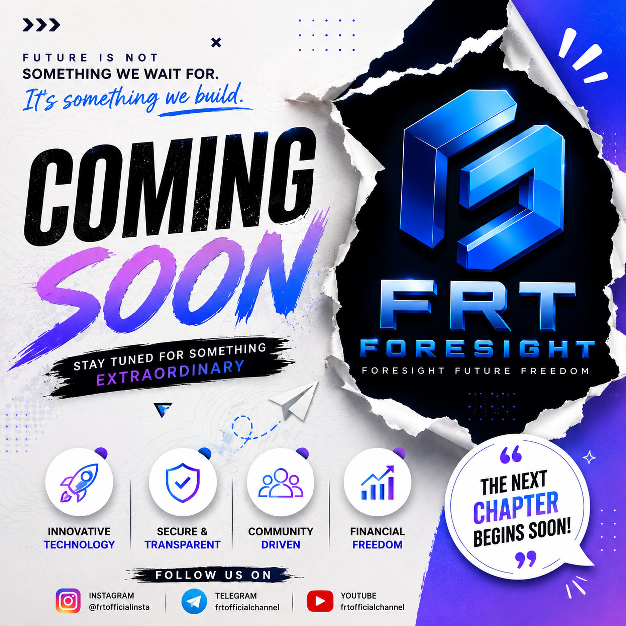 FRT (Foresight Future Freedom) Introduces a Next-Generation Blockchain Ecosystem