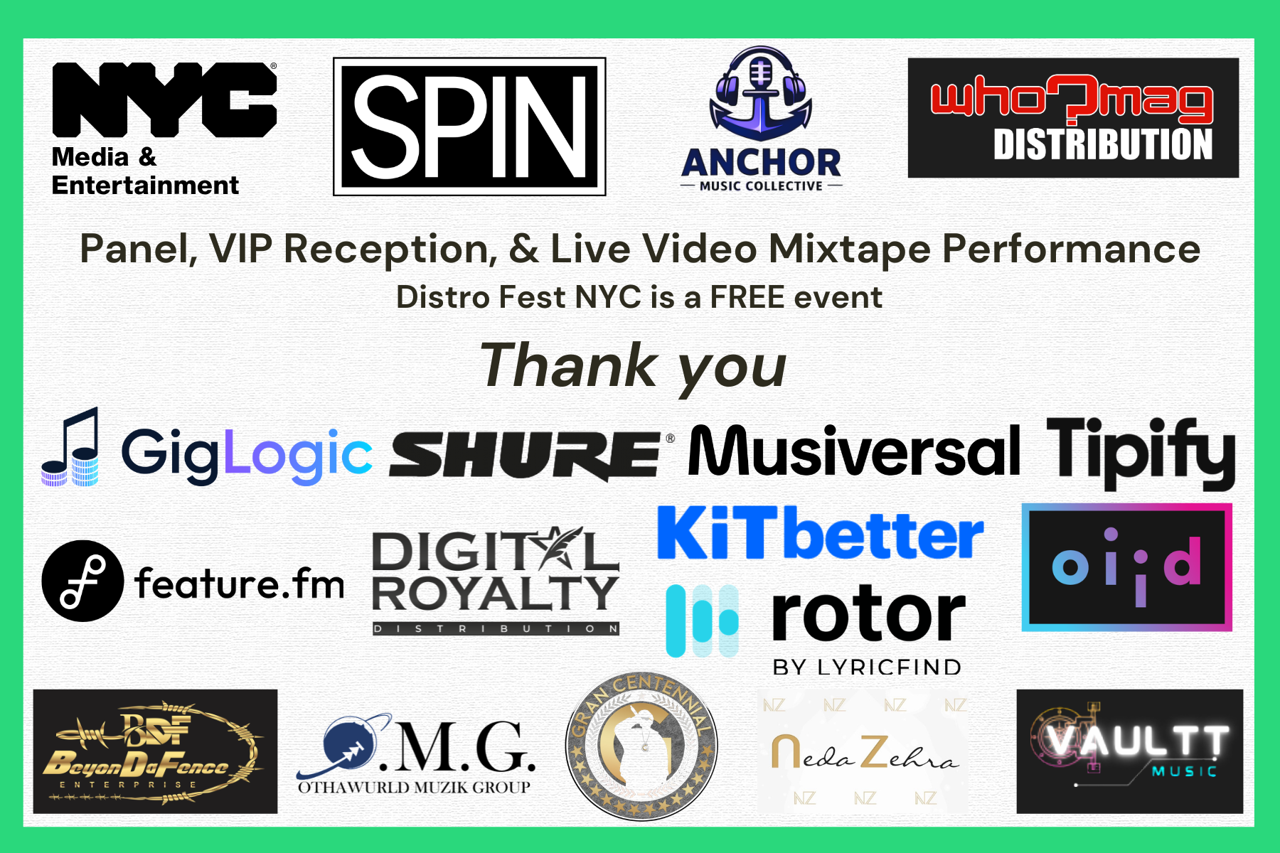 Distro Fest NYC back Distro Fest NYC back