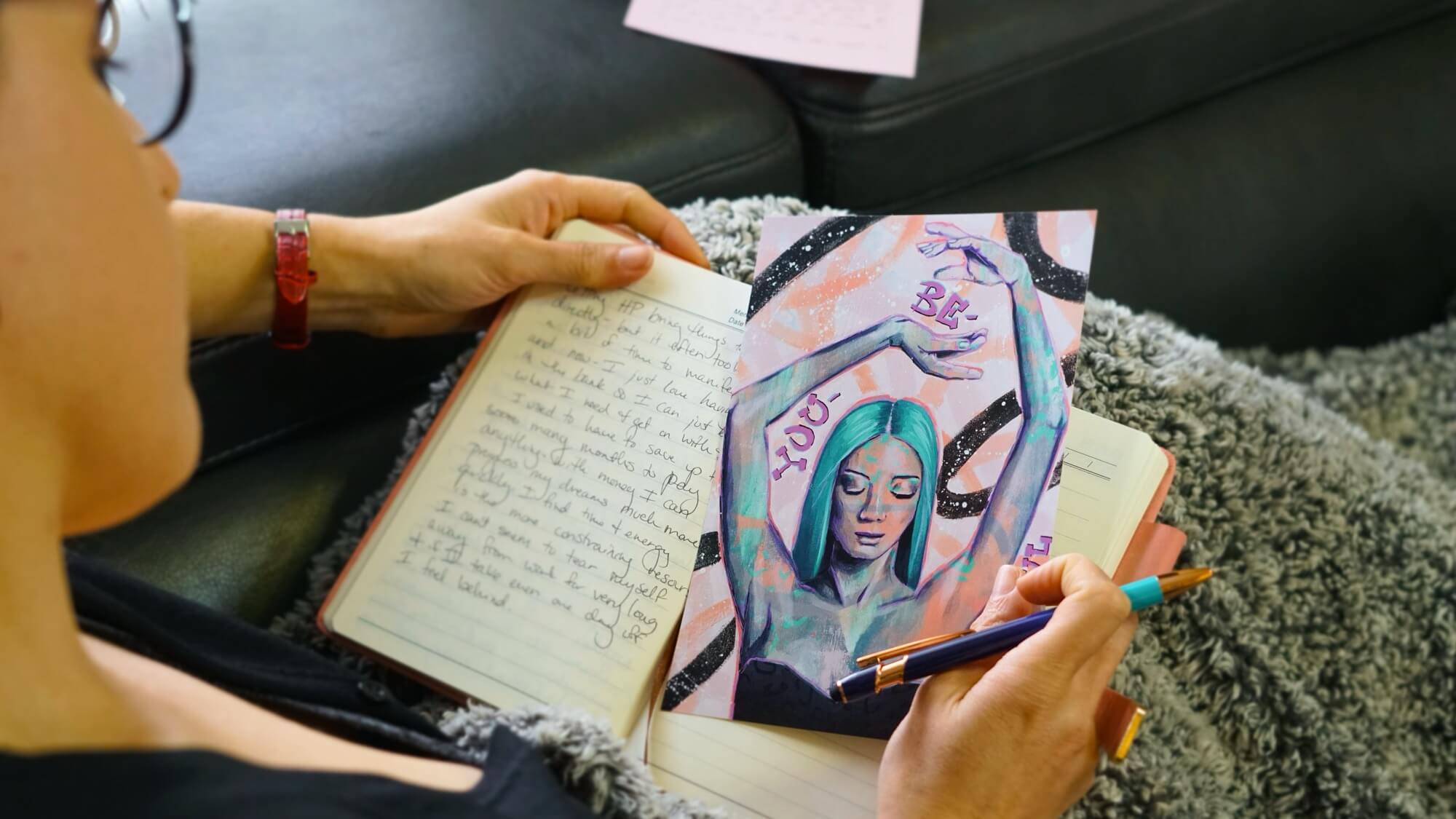 Monthly feminist art subscription Bad Bitch Print Club